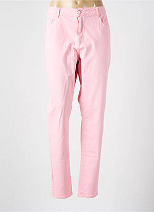Pantalon slim buzunare roz MONDAY femeie