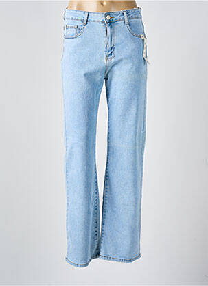 Blugi cu croială dreaptă albastru REDBERRY femeie