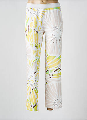 Pantalon slim talie elastică galben TUZZI femeie