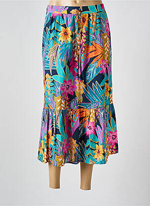 Fustă lungă albastru JULIE GUERLANDE femeie