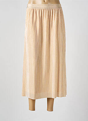 Fustă midi auriu JULIE GUERLANDE femeie