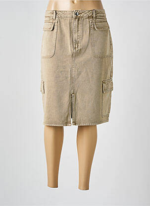 Fustă midi gri KAFFE femeie