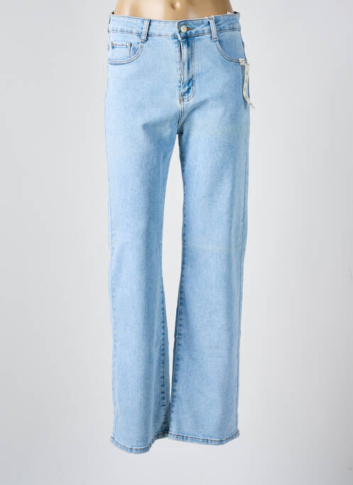 Blugi cu croială dreaptă albastru REDBERRY femeie