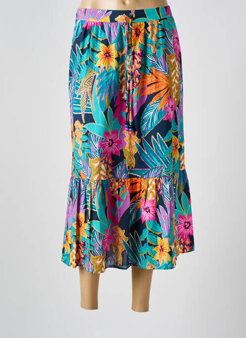 Fustă lungă albastru JULIE GUERLANDE femeie