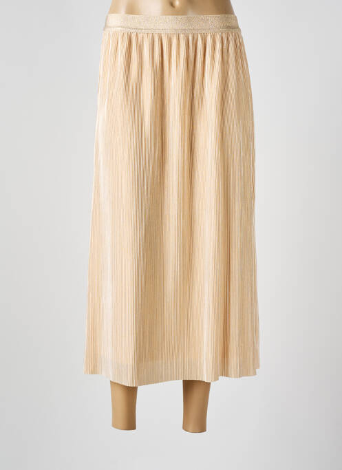 Fustă midi auriu JULIE GUERLANDE femeie
