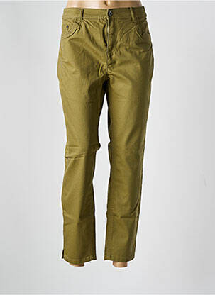 Pantalon 7/8 elasticitate mărime normală verde JENSEN femeie