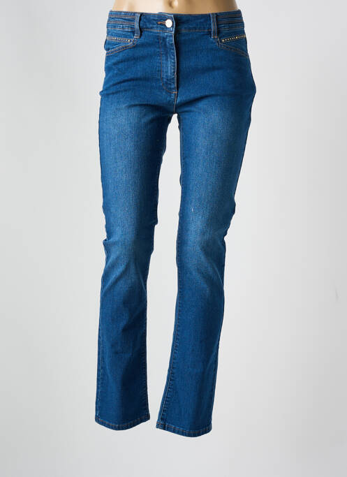 Blugi cu croială slim albastru JULIE GUERLANDE femeie