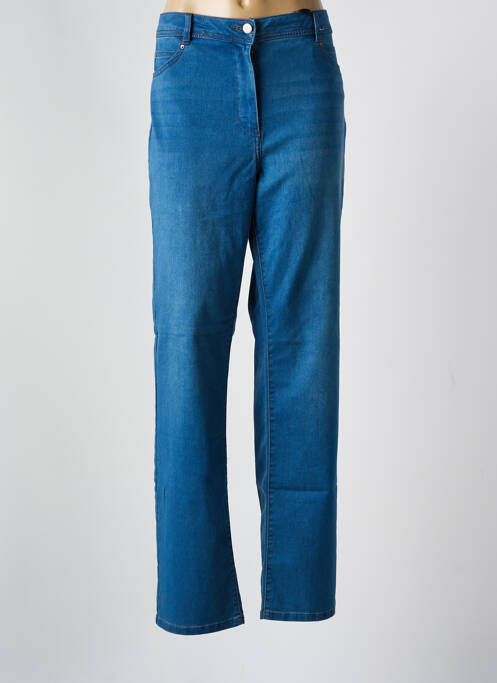 Blugi cu croială dreaptă albastru JULIE GUERLANDE femeie