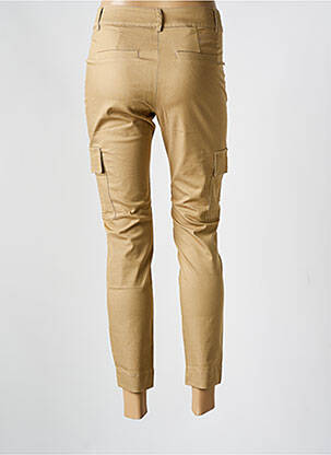 Pantalon 7/8 elasticitate mărime normală maro KAFFE femeie
