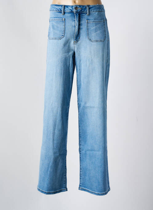 Blugi cu croială dreaptă albastru KAFFE femeie