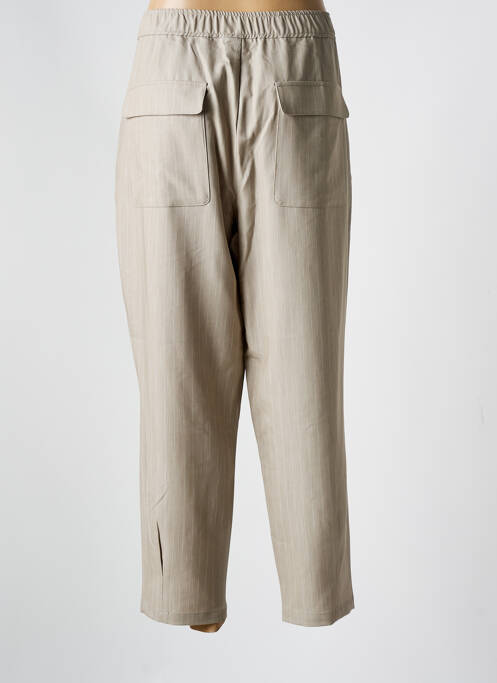 Pantalon larg bej KAFFE femeie