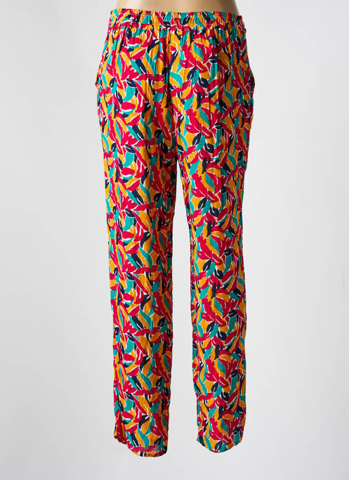 Pantalon slim portocaliu JULIE GUERLANDE femeie