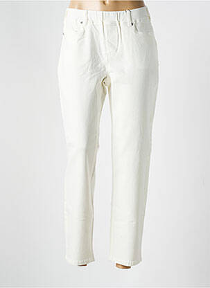 Pantalon slim talie elastică alb CISO femeie