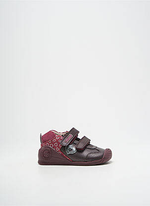 Adidași material neted vârf rotund violet BIOMECANICS fată