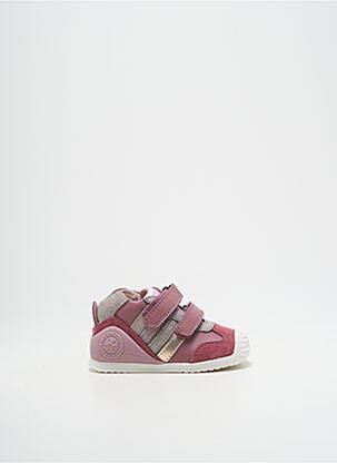 Adidași material neted vârf rotund roz BIOMECANICS fată