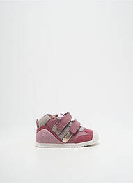 Adidași material neted vârf rotund roz BIOMECANICS fată