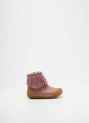 Botine/ghete arcadă plantară vârf rotund roz BELAMY fată