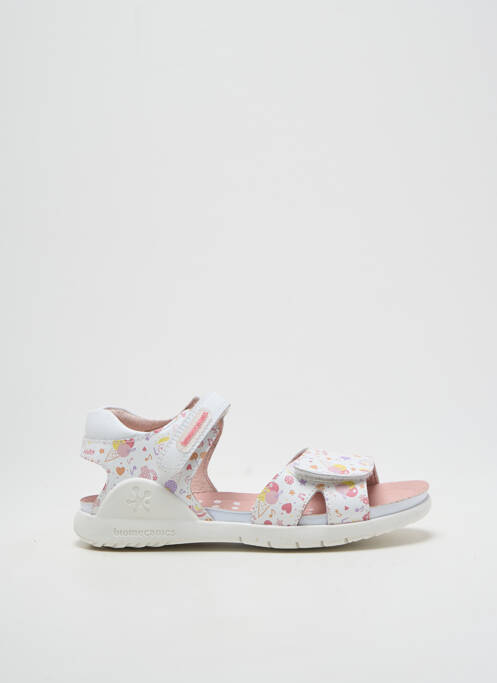 Sandale/Pantofi decupați alb BIOMECANICS fată