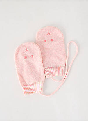 Mănuși roz PETIT BATEAU fată