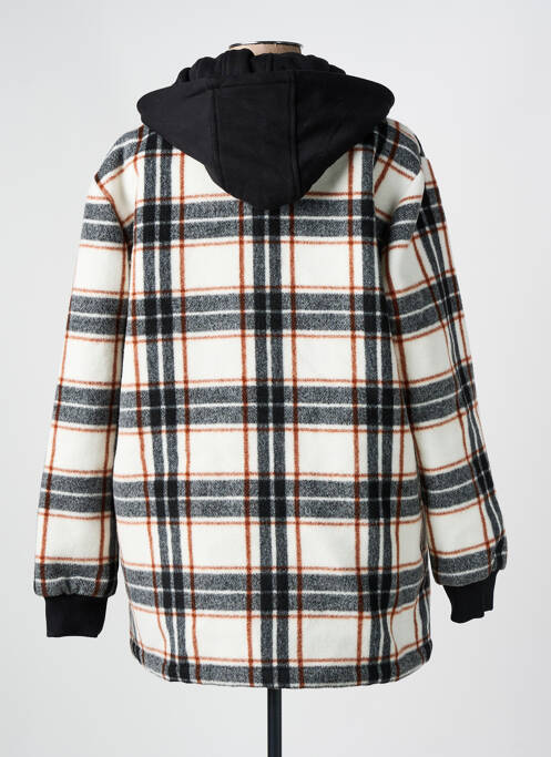 Palton scurt glugă cu glugă gri YEST femme