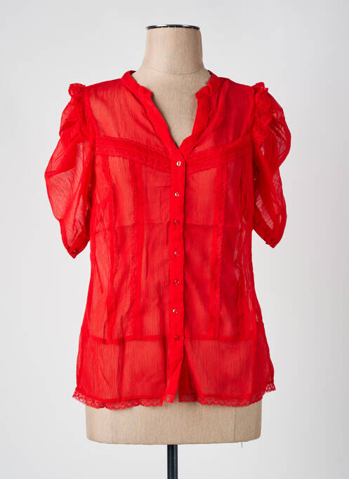 Cămașă roșu VILA femeie