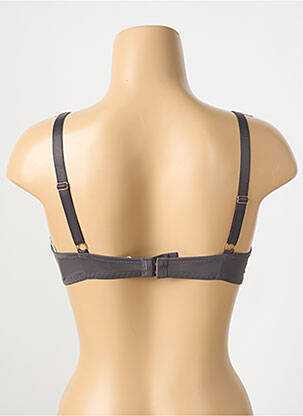 Sutien efect material satinat top sutien modelat gri SASSA femeie