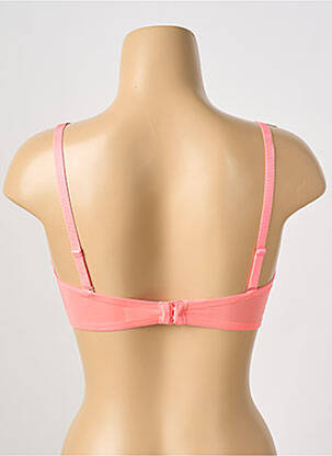 Sutien efect material satinat top sutien modelat roz ESCORT femeie