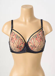 Sutien broderie sutien cupe întregi cu decolteu înalt negru SANS COMPLEXE femme