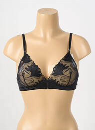 Sutien fără armatură top triunghiuri negru MORGAN femme