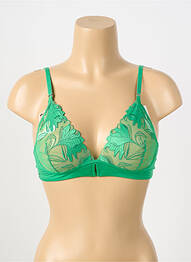 Sutien fără armatură top triunghiuri verde MORGAN femme