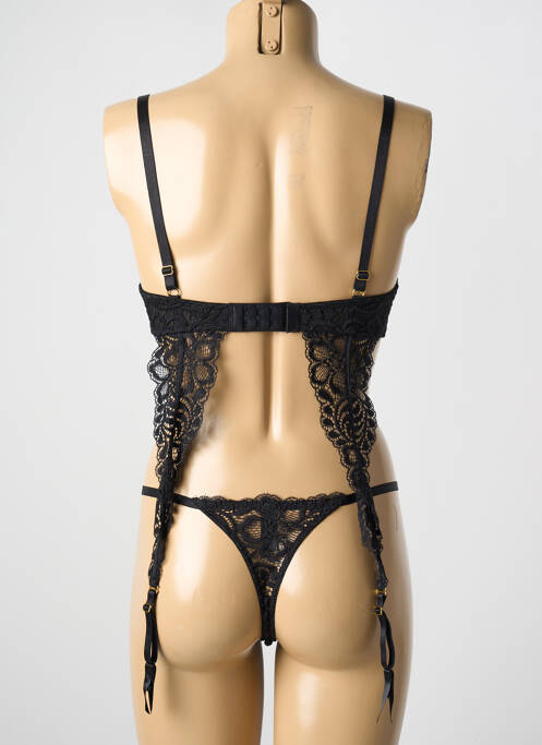 Set lenjerie negru ESCORT femeie