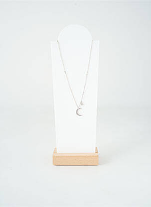 Colier ornament oxid de zirconiu argintiu TATA GISELE femeie