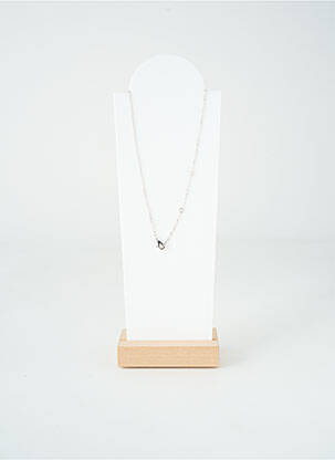 Colier ornament oxid de zirconiu argintiu TATA GISELE femeie