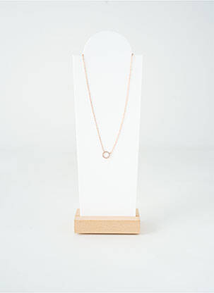 Colier ornament oxid de zirconiu roz TATA GISELE femeie