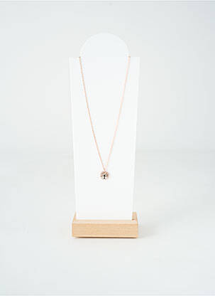 Colier ornament oxid de zirconiu roz TATA GISELE femeie