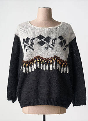 Pulover negru MES DEMOISELLES...PARIS femeie