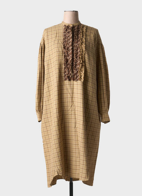 Rochie lungă bej LAURENCE femeie