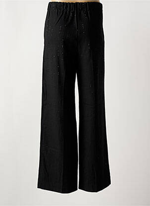 Pantalon drept talie elastică mărime normală negru ATTIC AND BARN femeie