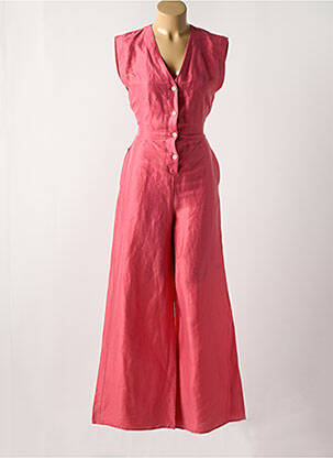 Salopetă-pantalon roz ATTIC AND BARN femeie