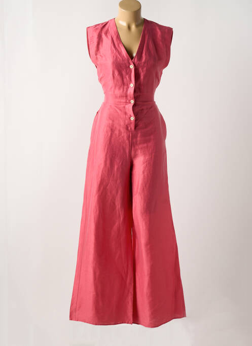 Salopetă-pantalon roz ATTIC AND BARN femeie