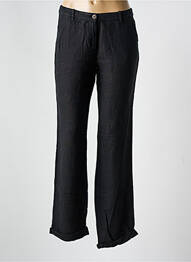 Pantalon chino închidere cu fermoar sub clapetă cu nasturi mărime normală negru SYM femme