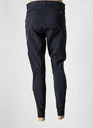 Pantalon slim țesătură poplin mărime normală negru EQUIT'M femeie