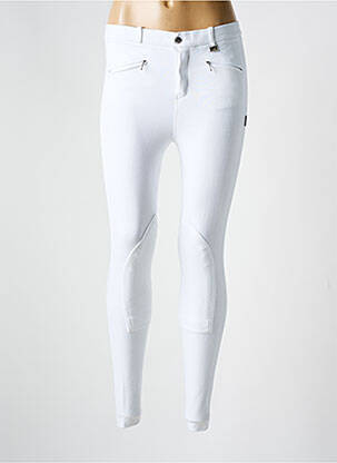 Pantalon slim elasticitate mărime normală alb EQUESTRO bărbat