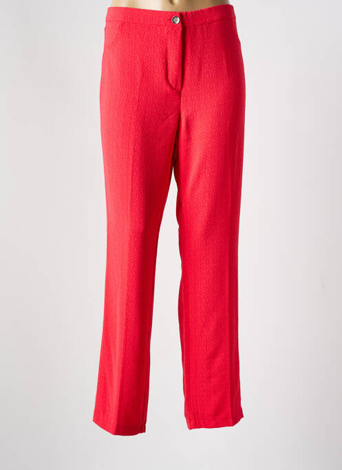 Pantalon drept roșu ALAIN MURATI femeie