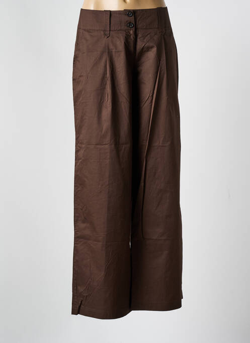 Pantalon larg maro CARACTERE femeie