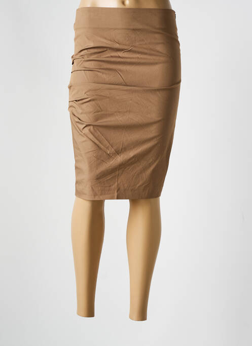 Fustă midi maro GUNEX femeie