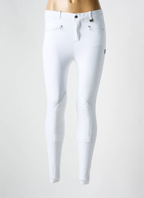 Pantalon slim alb EQUESTRO bărbat