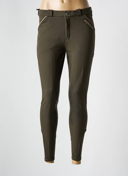 Pantalon slim verde KINGSLAND femeie