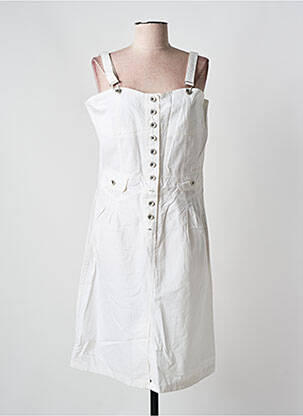 Rochie midi alb GOTHA LOVE femeie