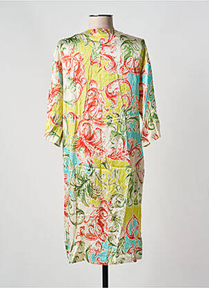 Rochie midi mâneci 3/4 mâneci 3/4 verde JOYCE & GIRLS femeie